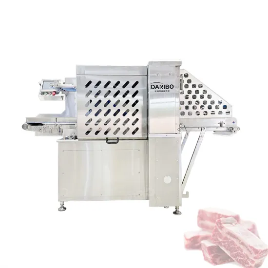 Continuous Frozen Meat Guillotine: Beef Chunk Cutting Machine