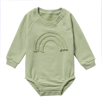 Baby Spring Long Rleeve Waffle One Piece