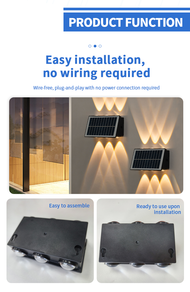 Solar Wall Lights（4）