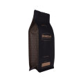 Customized Resealable Ziplock Kraftpaper Coffee bag with Valve Packaging