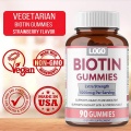 Premium Quality Hair Growth Skin Healthy Biotin Gummies