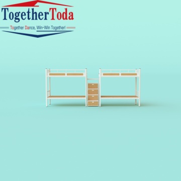 School Furniture Modern Apartment Dormitory Metal Frame Bed