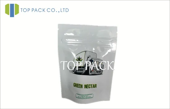 Zip Lock Printed Laminated Pouches , Empty Tea Bag Pouches Oem Custom