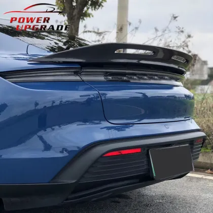 Carbon Fiber Rear Trunk Wing for Porsche Taycan