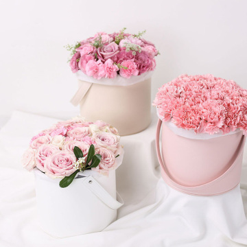 Popular Design Cardboard Round Rose Flower Gift Box