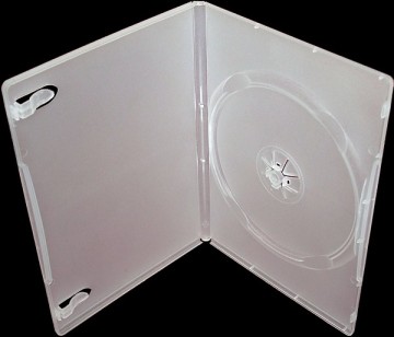 Slim Clear 1/2-DVD Case (7/9mm)