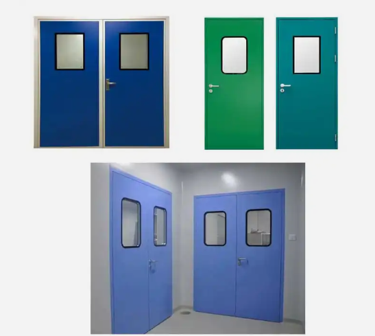 Hospital steel airtight clean room door