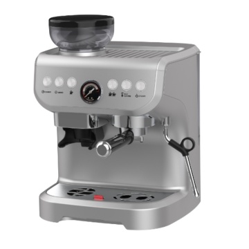 Cafeteira automática de café expresso com moedor