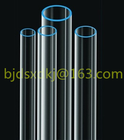 Quartz furance tube / OD*L=100*1000mm / high-temperature / high purity clear quartz tube