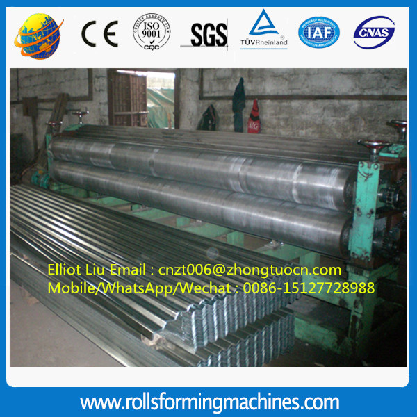 Corrugated round wave roof sheet forming machine