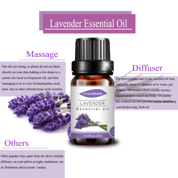 100%pure natural French lavender essential oil skin massage