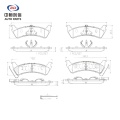 Заднія керамічныя тармазныя калодкі для Ford Focus G1