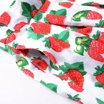 Plus Size Women'S Dresses Beautiful Design Long Printed Floral Skirt Cotton Soft Red A-Line Skirt