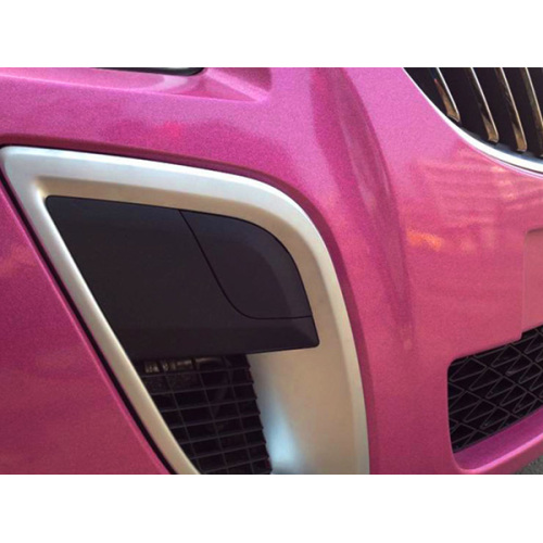 Matte diamante rosa glod carro envoltório vinil