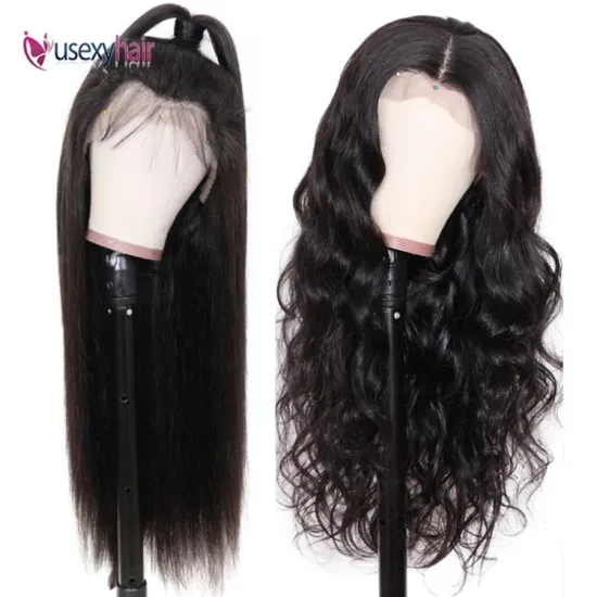 Virgin Brazilian Hair Wig Vendors Wholesale 180% Density Virgin Human Hair Lace Front Wigs For Black Women