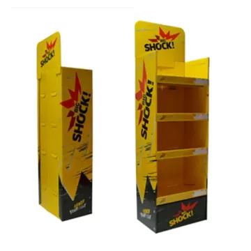 Cardboard Floor Display Stand for Energy Drinks