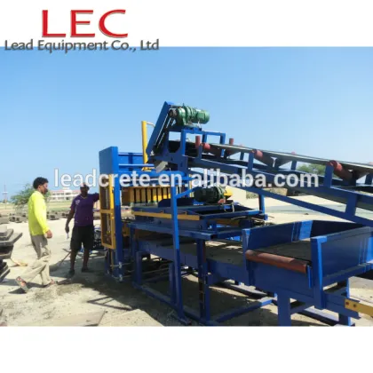German technology fully automatic concrete block making machine