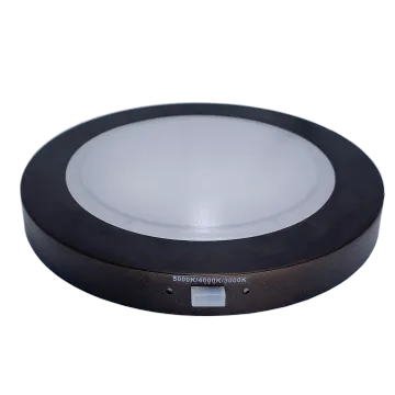 12W 7-inch 3CCT Changeable Surface-Mounted ETL-Listed Flush LED Disk Ceiling Light