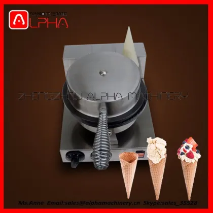 Ice Cream Sugar Cone Baker Machine