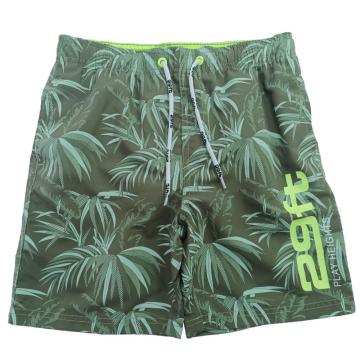 Olive Leaves Boy&#39;s Swim Shorts