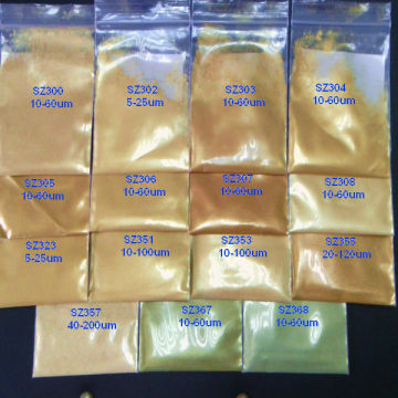 gold paint pigment