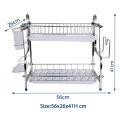 304 Stainless Steel Dish Drying Rack 2 Tier