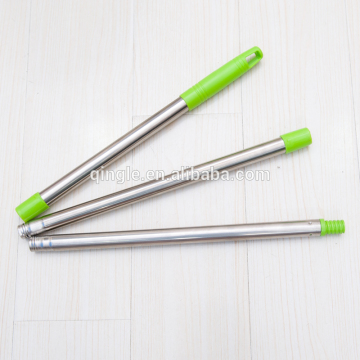 Machine manufacturing 3 section stainless steel branch mop straight handle
