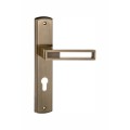 New aluminum door handle on iron plate bulk