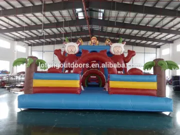 outdoor funcity inflatable obstacle playground