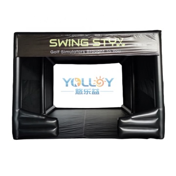 Newest Design Outdoor Inflatable Simulator Golf Project Shooting Tent