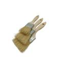 Difference size Bristle wooden handle flat paint brush