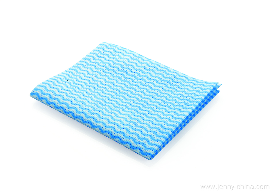 Disposable spunlace nonwoven cleaning cloth