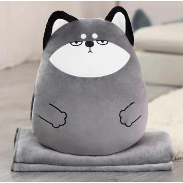 Animal towel pillow pillow