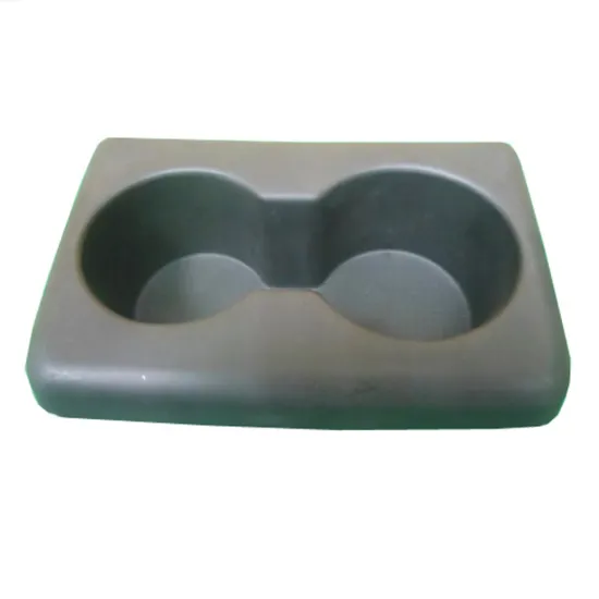 Injection molding for automotive cup holder