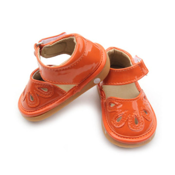 Sapatos Squeaky Sola Dura Sapatos Infantis para Bebês