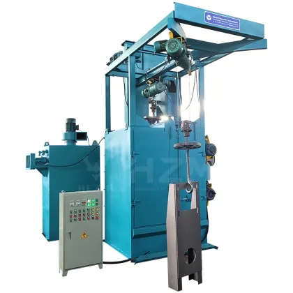 Gear Box Q378 Spinner Shot Blaster for Alloy Wheel Shot Blasting