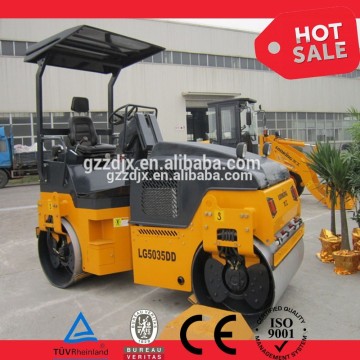 3ton double drum vibratory road roller