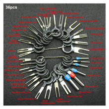 36pcs Electrical Wire Puller Hand Tools Kit Car Plug Terminal Removal Tool Pin Needle Retractor Pick