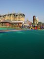 Piso de deporte de plástico de parque infantil al aire libre