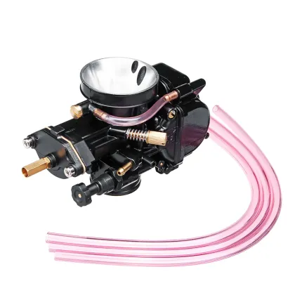 0 Motorcycle Keihin PWK Carburetor Racing Part Replacement Kit with 3 Additional Hoses