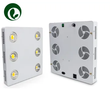 LED grow light integrated LED 90 degree glass lens 6x100w white cob led