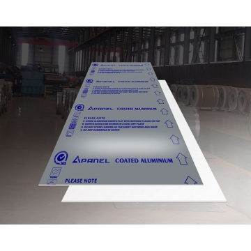 Glänzende aschgraue Aluminiumblechplatte 1,6 mm