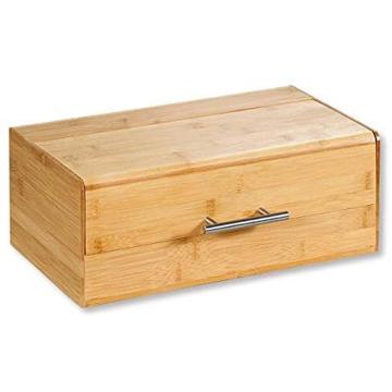 wooden bread bin bamboo bread box