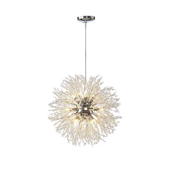 Custom Dandelion Art Lamp: Modern Hanging Decoration for Living Room and Restaurant