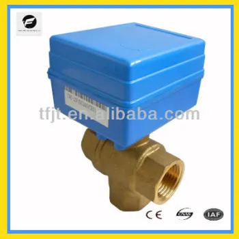 3-way solar air vacumming electric control valve for control heater and chilled water system
