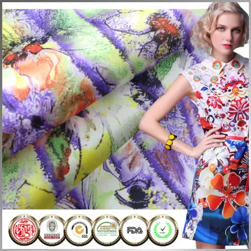 High qualtiy Women garment Elastic wholesale satin fabric