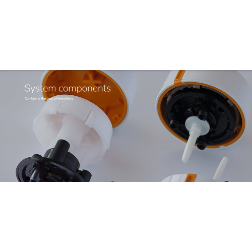 Combining palstic System components