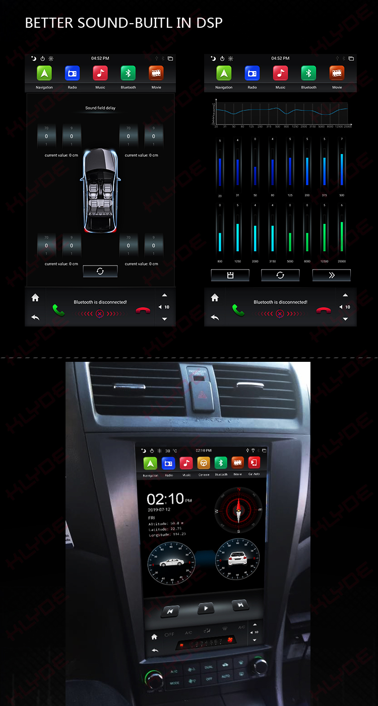 tesla style radio for Honda Accord 7 2007