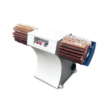 Machine de brosse à bois manuelle avec 2 rouleaux de brosse pour le ponçage