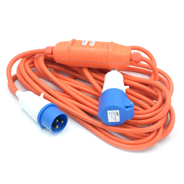 Yellow and Orange Australian SAA Outdoor and Indoor Use Extension Lead Australia 100m extension cable